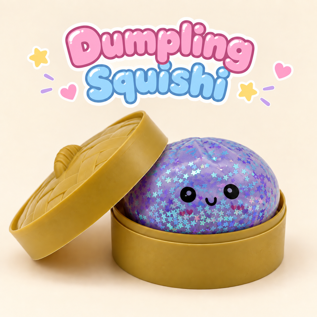 Dumpling Squishi – Das glitzernde Anti-Stress-Squishi