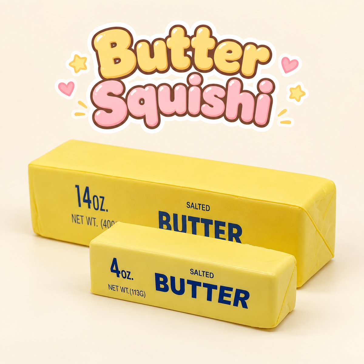 Butter Squishi – Das witzige Anti-Stress-Squishy in 2 Größen