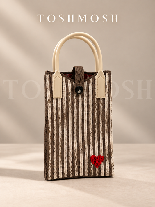 Heart Stripe - Pixie-Bag
